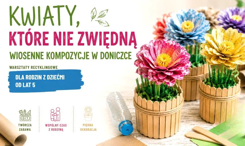 Kwiaty z recyklingu