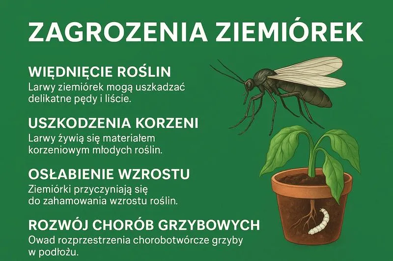 Ziemiórki w doniczce